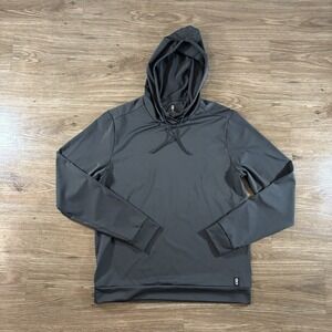 Rhone Essentials Hoodie Performance Stretch Pullover Small Mens Black Active